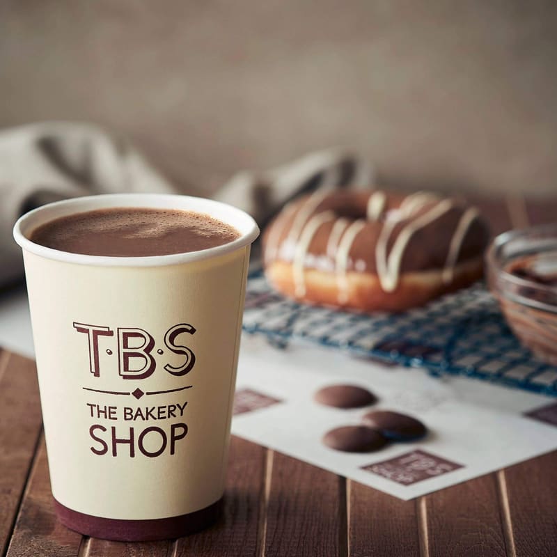 A warm drink from The Bakery Shop